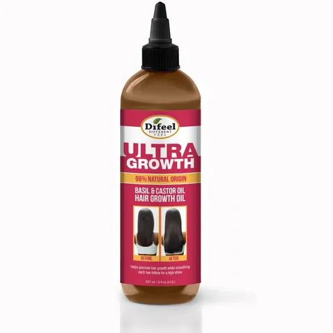 Difeel Ultra Growth Basil Castor Hair Growth Oil . 8 oz