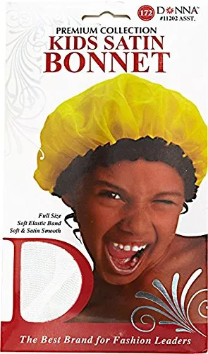 Donna Collection Kids Satin Bonnet Assorted