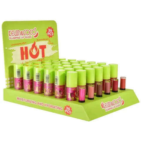 (36-pack) Kevin & Coco Plumping Lip Gloss