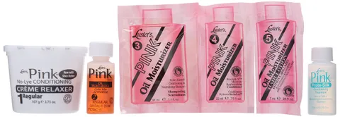 Pink Luster's Conditioning No Lye Relaxer Kit Regular 1 Application