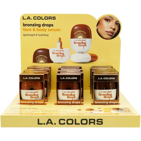 (18-pack) L.A. Colors Bronzing Drops - Face & Body Serum