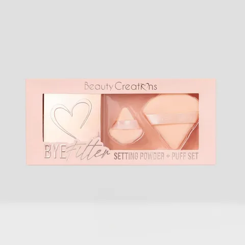 (12-pack) Bye Filter Setting Powder & Puff by Taste Of Glam (Set)