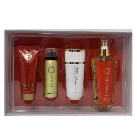 Armaf Pride Rouge +3.4bl+1.7deo+8.4splash For Women EDT Spray 3.4 oz