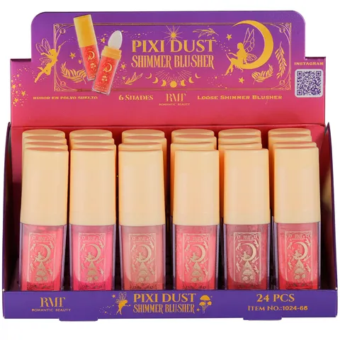 (24-pack) Romantic Beauty Pixi Dust Shimer Blusher