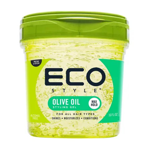 Eco Style Ecoco Style Gel Olive Oil 100% Pure Olive Oil Adds Shine and Tames
