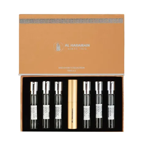 Al Harmain Al Haramain Discovery Collection Amber Oud 6pc Set