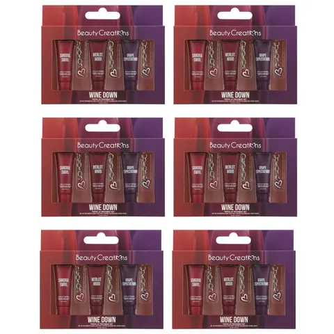 (6-pack) Beauty Creations Tinted Lip Treatment Wine Down (Set)