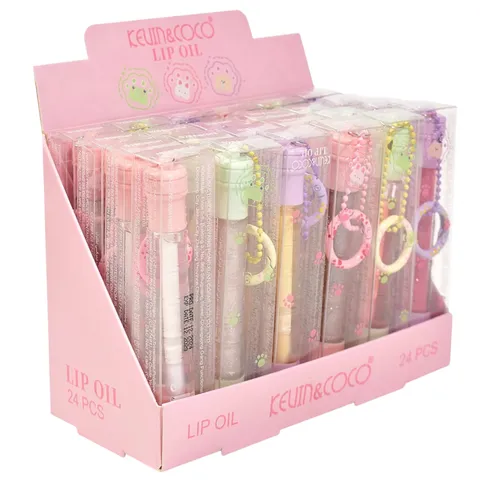 (24-pack) Kevin & Coco Paw Keychain Lip Oil