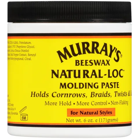 Murray's Beeswax Natural Loc for Natural Styles Molding Paste 6 oz