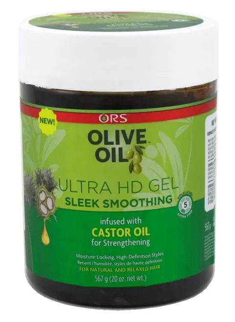 Ors Olive Oil Ultra Hd Sleek Smoothing Gel for All Hair Types Alcohol Free .
