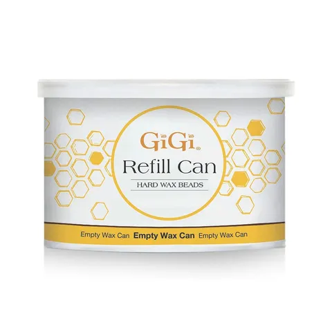 Gigi Hard Wax Beads for Hair Removal Empty Wax Refill Can for Hard Wax Beads