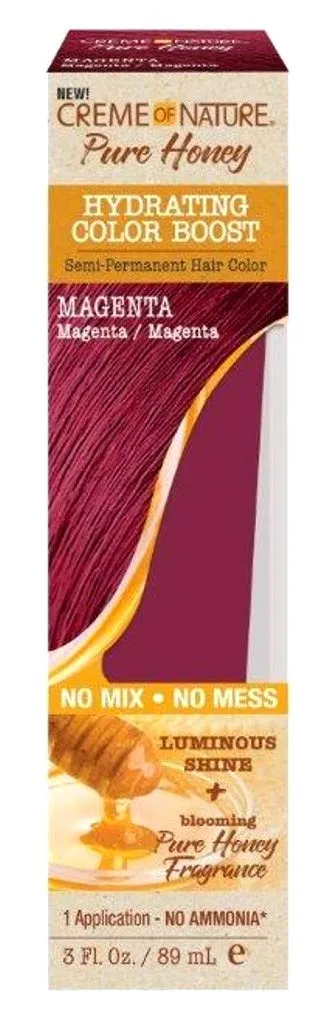 Creme of Nature Pure Honey Color Boost Magenta 89 ml (3 oz)