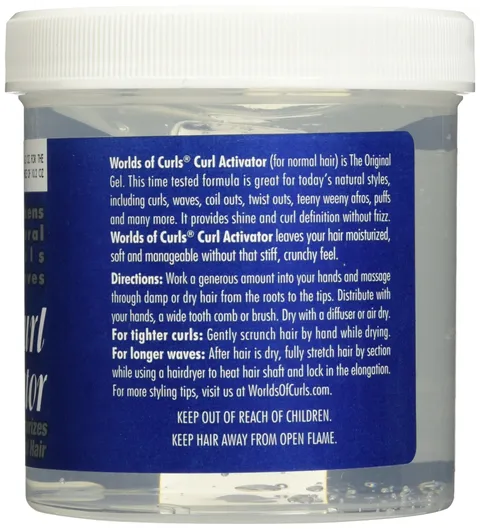 Worlds of Curls Curl Activator Regular Gel 16.2 oz