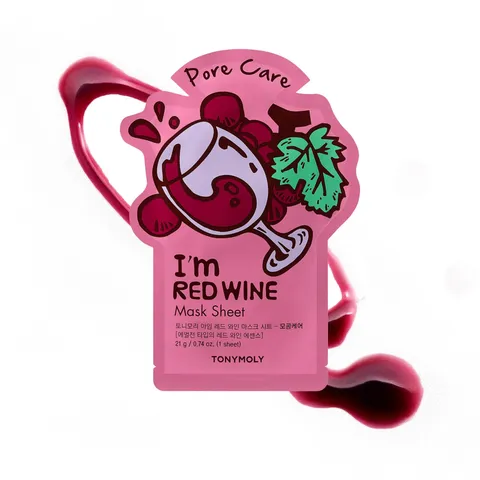 Tonymoly Pore Care I'm Red Wine Mask Sheet 0.74 oz
