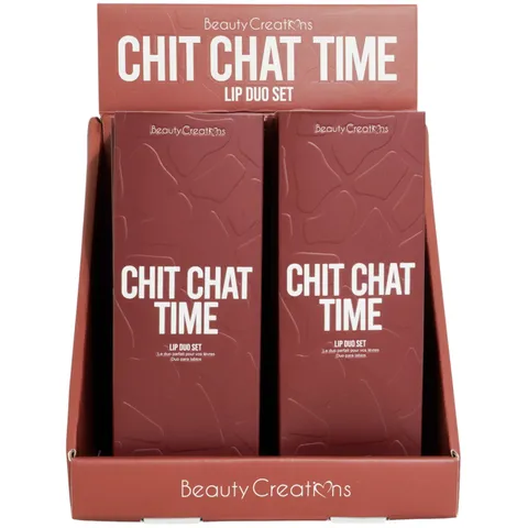 (6-pack) Beauty Creations Chit Chat Time Lip Duo (Set)