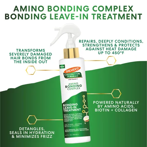 Palmer's Amino Bonding Complex Hair Treatment Leave In Conditioner With Coconut