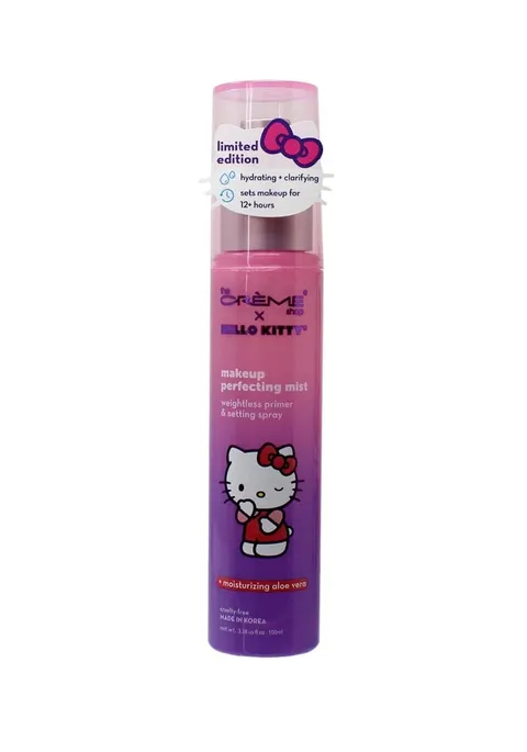 (4-pack) THE CRÈME SHOP X Hello Kitty(Purple) Makeup Perfecting Mist, Clear
