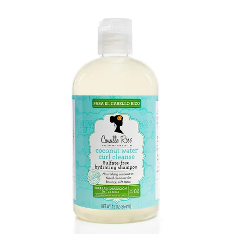Camille Rose Shampoo Coconut Water Curl Cleanse Lightweight Moisturizing