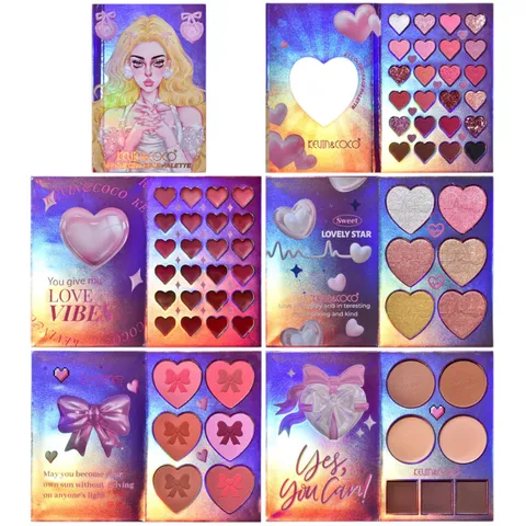 (6-pack) Kevin & Coco 67 Colors Face Palette