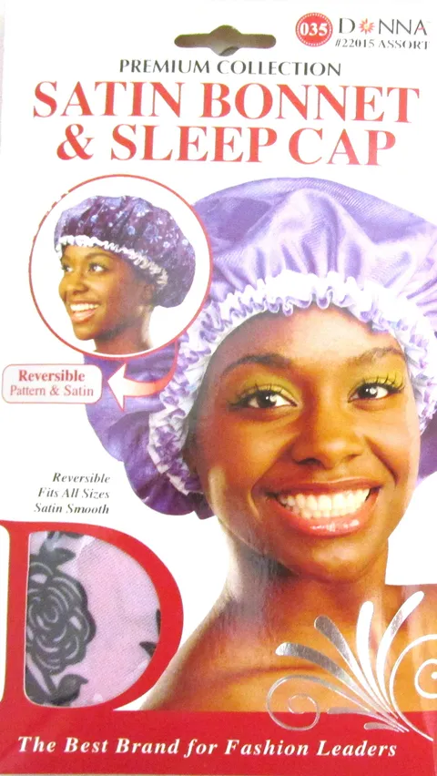 Donna Collection Satin Bonnet and Sleep Cap