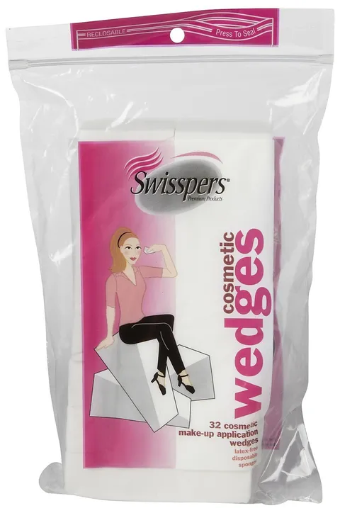 Swisspers Cosmetic Wedges 32 Count