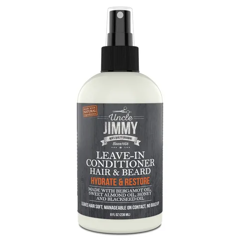 Uncle Jimmy Products Leave In Conditioner for Healthy Beard Growth Softening