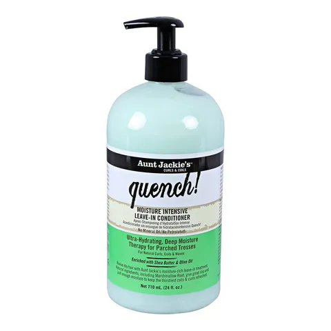 Aunt Jackie's Curls and Coils Quench Large Family Sized Pump Moisture Intensive