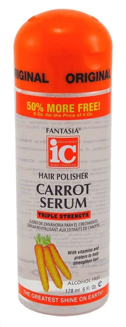 Fantasia Hair Polisher Carrot Serum Triple Strength 178 ml (6 oz)