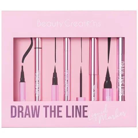 (6-pack) Beauty Creations Draw The Line Liquid Liner (Set)