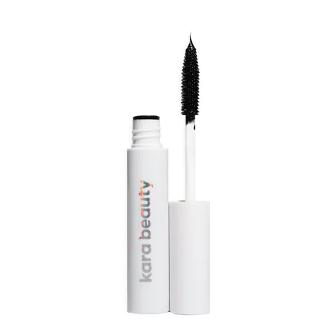 (18-pack) Pixel Peptide Mascara by KARA BEAUTY, Lengthening and Volumizing Black Mascara for Natural Lashes with Precision Wand for Bottom Eyelashes Natural Look, Smudge-Proof Makeup Essential for All-Day Wear
