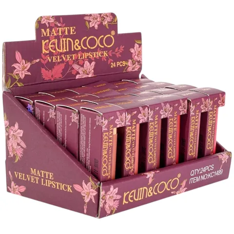 (24-pack) Kevin & Coco Matte Velvet Lipstick