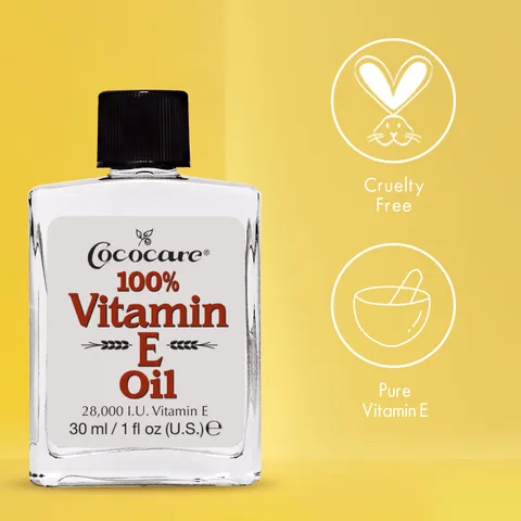 Cococare 100% Vitamin E Oil Maximum Moisture for Dry Skin 28000 I.u Wrinkle