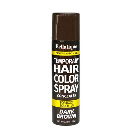 Bellatique Temporary Hair Color Concealer Dark Brown. for Root Touch Up. Quick