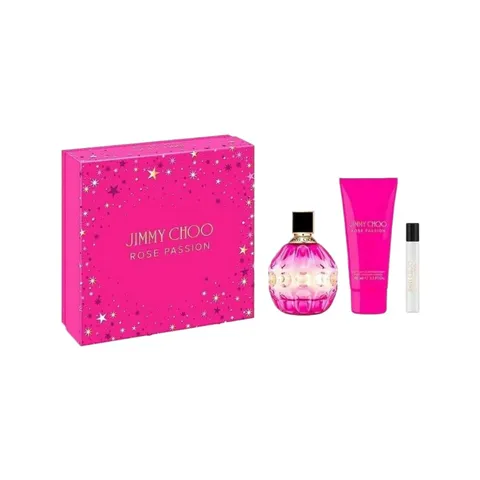[Set] Jimmy Choo Rose Passion 3.4 L + 3.4 B/l + EDP 8 ml