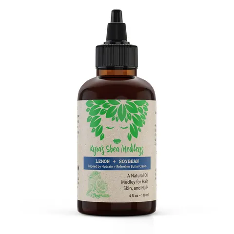 Multiuse Lemon + Soybean Oil Medley for Face Body and Hair Natural Soya Bean