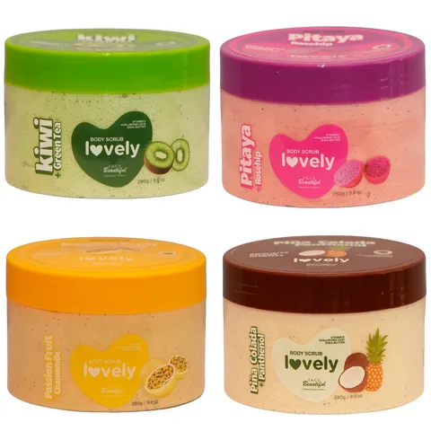 (6-pack) Face Beautiful Lovely Body Scrub Assorted