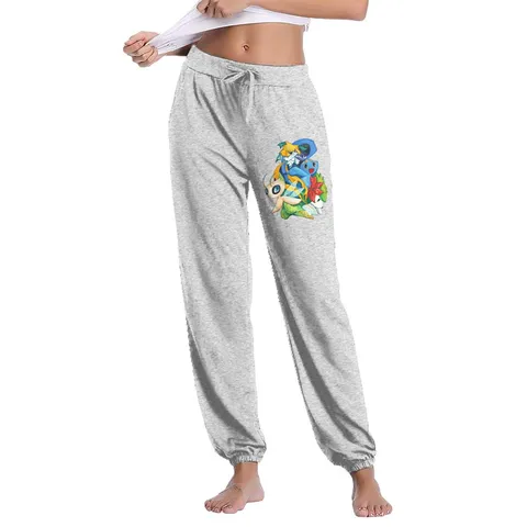 Not Jirachi Manaphy Celebi Shaymin Comfort Soft Sweatpants Gray For Women