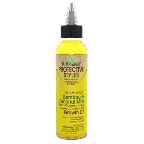 Taliah Waajid Hair Gro Bamboo and Coconut Milk Growth Oil 4 oz