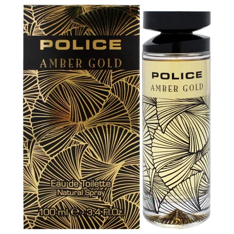 POLICE AMBER GOLD(W)EDT SP 3.4oz(LI FREE)