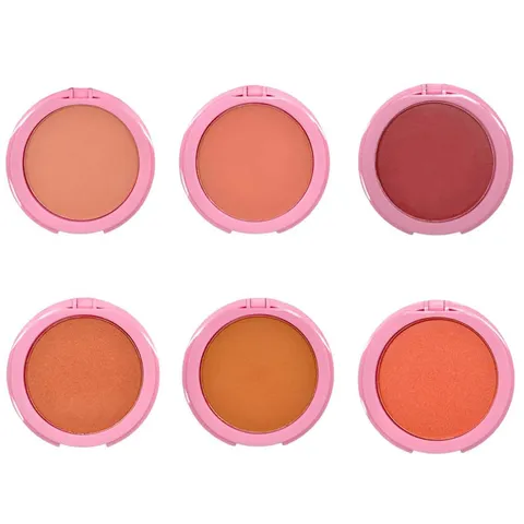 (12-pack) Matte Powder Blush in Warm Pink/Peach by Janets beauty shop.com