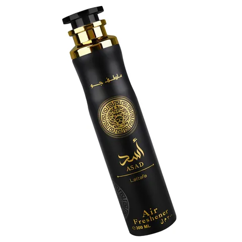 Lattafa Asad Spicy Fruity Woody Amber Air Freshener / 300 ml (10.1 oz)