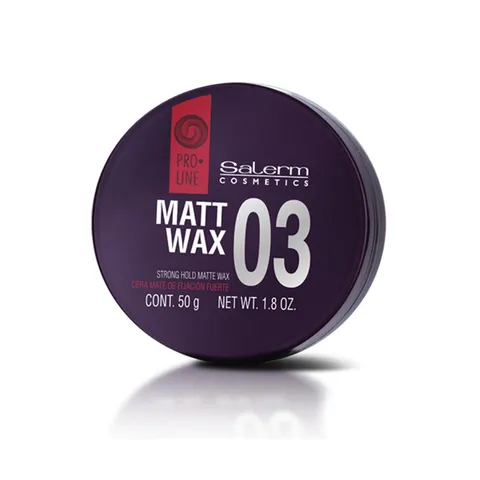 Salerm Hair Wax Pro Line Matt Wax 03 for Short Hair Strong and Flexible Hold