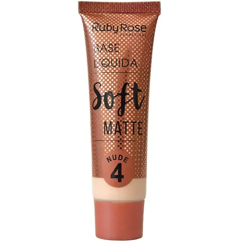 (48-pack) Ruby Rose Soft Matte Foundation Nude #4