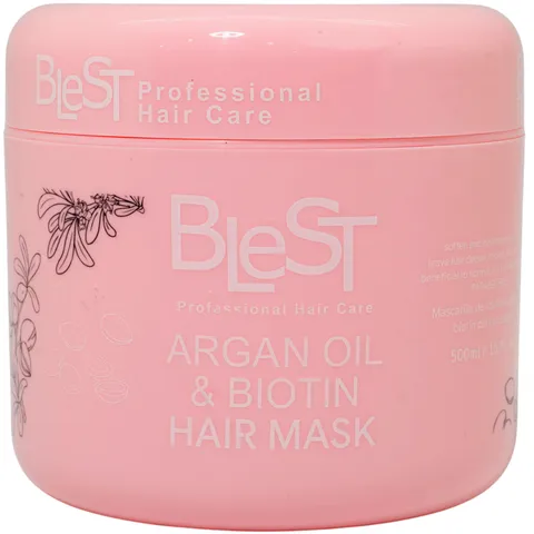 (6-pack) Argan Oil & Biotin Hair Mask for Damaged Hair by TASTE OF GLAM