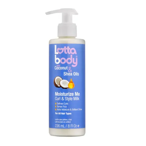 Lottabody Coconut Oil and Shea Moisturize Me Curl Style Milk Defines Curls Anti