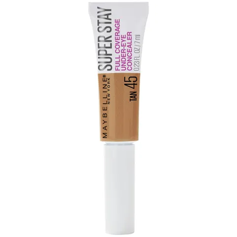 (12-pack) Maybelline New York Super Stay Super Stay Full Coverage, Brightening, Long Lasting, Under-eye Concealer Liquid Makeup Forup to 24H Wear, With Paddle Applicator, Tan, 0.23 fl. oz.