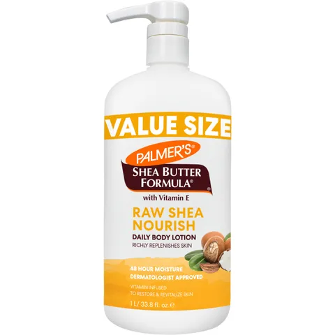 Palmer's Shea Butter Formula Raw Shea Nourishing Body Lotion for Dry Skin 33.8