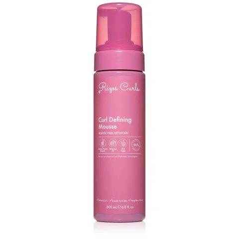 Rizos Curls Curl Defining Mousse Lightweight Foam for Volume Hydration Shine
