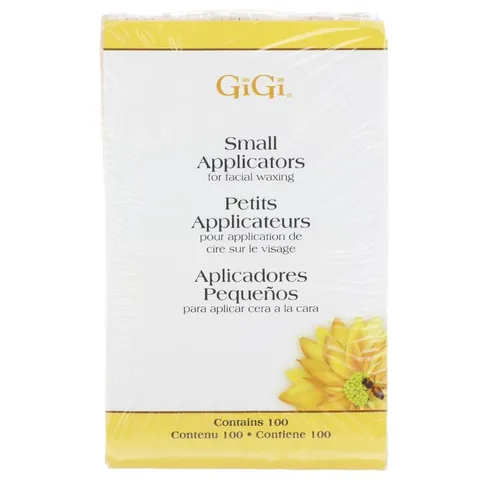 Gigi Wax Sticks for Hair Removal Small Wax Applicator Sticks Wooden Waxing