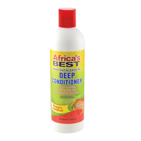 Africa's Best Rinse Out and Leave In Deep Conditioner 12 oz